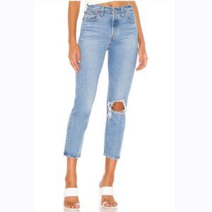 Levi’s Wedgie Straight Leg Distressed Jeans